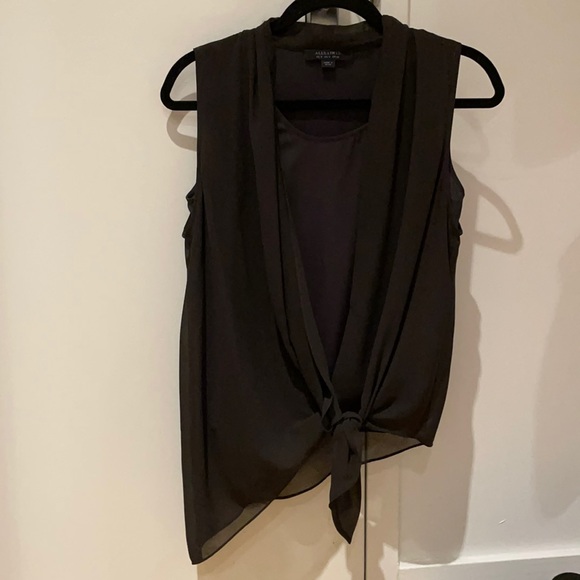 All Saints Ava Tie Top - Picture 4 of 8